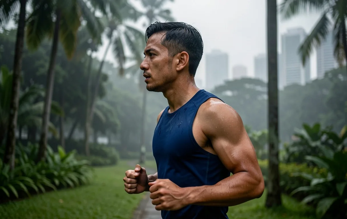 Morning run in Jakarta