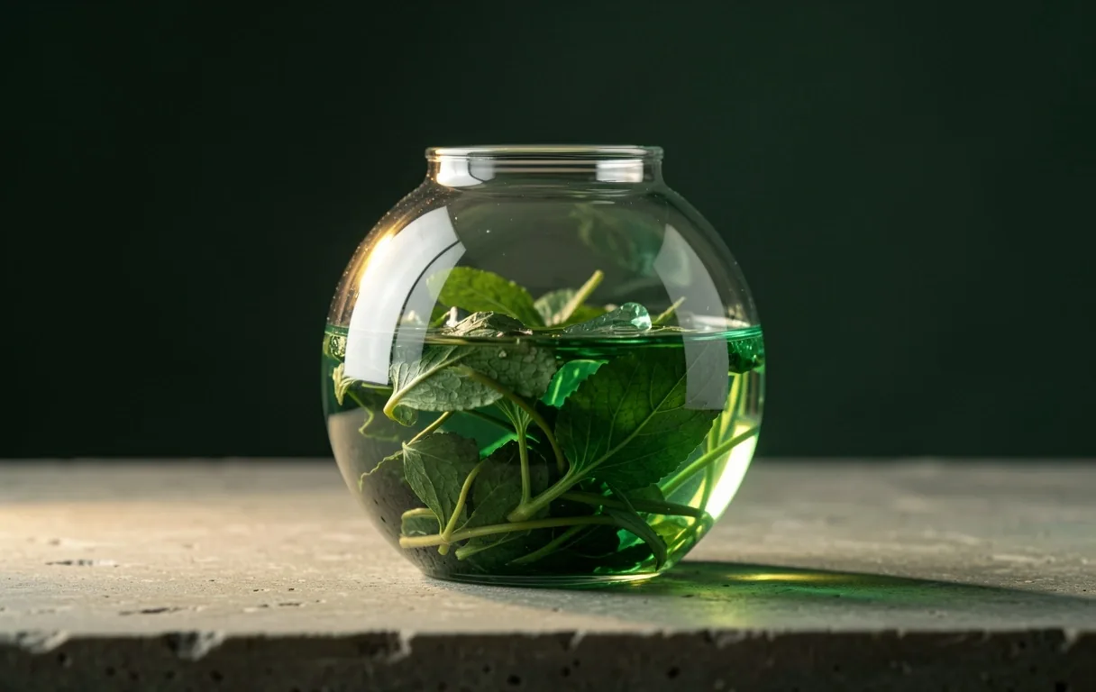 Natural botanical vitality concept